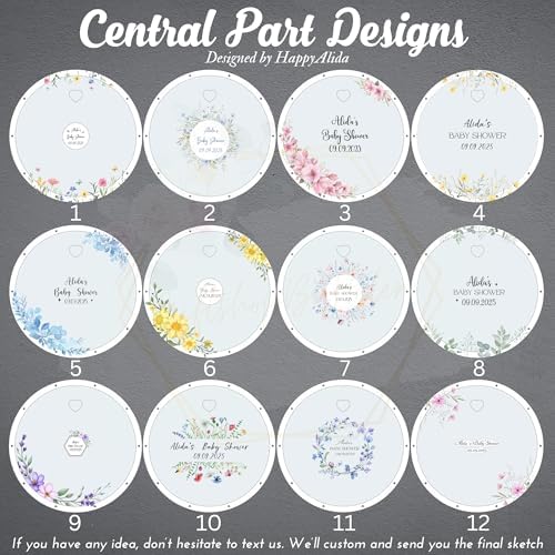 Baby Shower Guest Book Alternative Frame, Baby in Bloom Drop Box Sign-in - Image 9