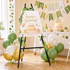 Easel Stand, Adjustable Display Easel for Sign Instant Floor Poster, Lightweight, Collapsible and Portable with Reusable Rattan & Balloons for Painting Canvas, Wedding Signs & Display - Image 7