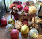 Graduation Decorations Maroon Gold 2026/Burgundy Maroon Graduation Party Decorations/Fall Bridal Shower Decorations/Burgundy Gold Balloons/Birthday Party Decor for Women Fall - Image 3