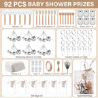 92Pcs Baby Shower Prizes for Game Winners Favors，Bulk Gifts for Guests - Image 2