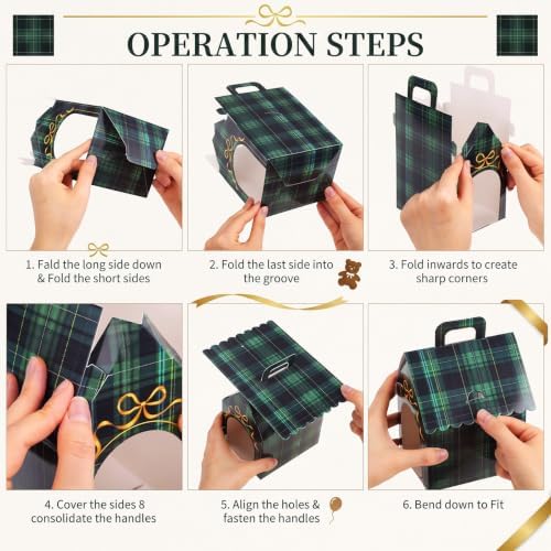 Maitys 48 Pcs Tartan Plaid Bear Baby Shower Favor Gifts - Image 6
