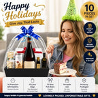 AOUKAR Black Empty Gift Baskets, 10 Pack Baskets for Gifts to Fill - Image 6