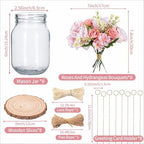 Mason Jar Centerpiece Table Decorations for Dining Room Farmhouse Decor - Image 2