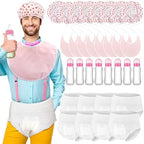 Chicingyou 8 Sets Bottle Chug Baby Shower Games, Stylish Style, Pink by Chicingyou
