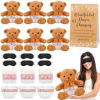 Simgoing 19 Pcs Bear Diaper Changing Game Supplies, Elegant, Light Brown by Simgoing