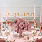 BLOSMON Artificial Flower Balls Wedding Centerpieces, 10 Pcs, 15.7" Dia - Image 3