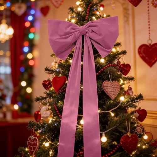 Luxury Giant Velvet Bow Decor Oversized Wall Bow Decorations Bow Decorative for Room Wall Party Birthday Backdrop Baby Shower Decor Front Door Patio Outdoor Wedding Arch - Image 6
