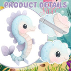 Weysat 4 Pcs Large Sea Party Stand Under the Sea Party Decorations Set - Image 3