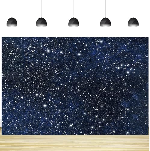 Starry Night Backdrop Stars Background Night Sky Space Backdrop 10x6.5ft - Image 5