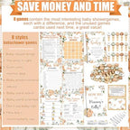 Funnymoom 426 Pcs Pumpkin Baby Shower Games Set, 8 Games Include Bingo - Image 4