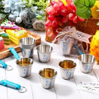Vesici 50 Set Baby Shower Favors for Guest Bottle Openers,Footprint Boy - Image 5