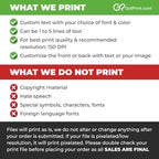 GotPrint Premium Custom Foam Boards, 3/16" Thick Customized Your Own Design Logo/Image/Text Foam Poster Boards for Photo Mounting, Presentations, Art Craft, Shape Rectangle, 8" X 12", Pack of 1 - Image 7
