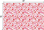 Jillson & Roberts Printed Unfolded Gift Tissue 20" x 30", Folded Hearts, 240 Sheets - Image 3