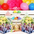 Weysat 4 Pcs Blank Sublimation Box Centerpieces for Baby Shower Wedding Birthday 6 Inch Wood Photo Display Gender Reveal Centerpieces Table Decoration Bridal Shower Birthday Party Favor - Image 4