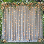10ft x 10ft Silver Grey Backdrop Curtain for Parties Wedding Wrinkle Free Backdrop Drapes Panels for Baby Shower Birthday Photo Photography Polyester Fabric Background Decoration - Image 4
