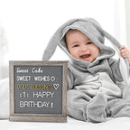 Double Sided Felt Letter Board with Letters - Pre Cut & Sorted 725 letters with Stand, Cursive Style Letters, Big Letters, Plastic Organizer, Tabletop Display, Rustic Farmhouse Wall Decor - Image 4
