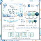 Sea You Soon Baby Shower Decorations All-in-One Kit Blue Boy - Image 6