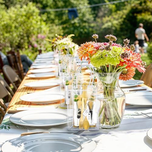 61PCS Baby Shower Prizes for Game Winners, 6 Sets Bamboo Cheese Board with Spoon, Knives & Fork, Towel, Thank You Card & Gift Bags -Wedding Bridal Shower Favors, Serving Board Party Gifts - Image 5