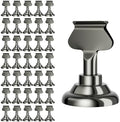 Urban Deco 36 Pieces Table Card Holder Place Card Holders 1.7 inches Gold Steel Card Holders for Photos, Food Signs, Memo Notes, Weddings, Restaurants, Birthdays(Black 36PK) by UrbanDeco