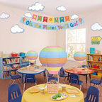 Meooeck 8 Sets Multicolor Hot Air Balloon Table Centerpieces Decor - Image 5
