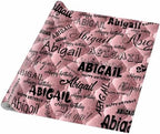 AOFUN Personalized Name Heart Gift Wrapping Paper for Boys - Custom Birthday Gifts - 5 Rolls 58" x 23" - Image 5