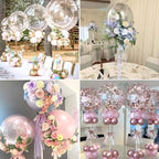 12 Pack Acrylic Balloon Stands for Table, Reusable Party Centerpiece Kits - Image 2