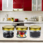 Mini Mason Jars 4 oz, 40 Pack Small Glass Jars with Lids - Image 4