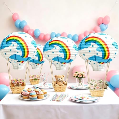 8 Sets Hot Air Balloon Decorations Table Centerpieces - Image 6