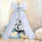 Suncalla 13 Pcs Extra Large Blue Ribbon Bows for Wreath Front Door Decor - Image 5