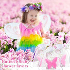 Dunzy 50 Sets Butterfly Soap Favors Baby Shower with Thank You Cards - Image 4