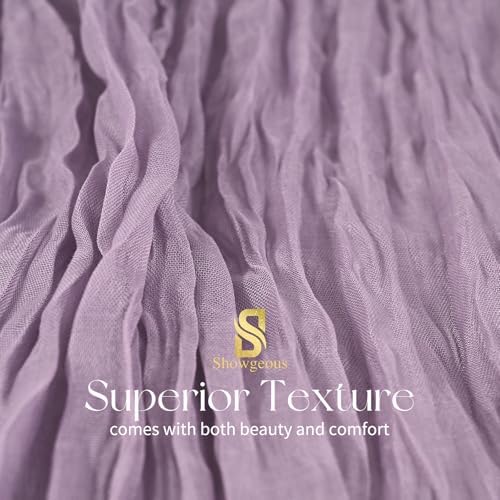 30 Pack Purple Cheesecloth Table Runner 17x108 Inches Boho Home Decor - Image 4