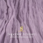 Showgeous 20 Pack Purple Cheesecloth Table Runner, 17 x 108 Inches - Image 4