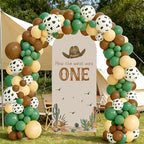 How the West Was One Decorations Arch Backdrop Covers and Balloon Garland Arch Kit 6ft Western Cowboy First Birthday Decorations for Baby Boys Cowboy First Rodeo Bday Decors Supplies - Image 4