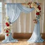 Pack of 1 Wedding Arch Drape Panel Fabric 30" x 100ft - Baby Blue by MDS