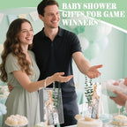 49Pcs Baby Shower Prizes for Game Winners Bamboo Cheese Board Fork Spreaders Towel Thank You Card with PVC Gift Bags for Guests Baby Shower Wedding Bridal Shower Favors - Image 6