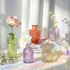 36 Pack Colorful Glass Bud Vase Set, Small Colored Vintage Vases - Image 6