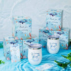 Hoolerry 6 Set Baby Shower Cups, 12oz Stainless Steel Tumbler, Sea Animal - Image 5