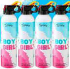 Large Gender Reveal Fire Extinguisher Set for Newborn Baby, 4Pcs Blue Gender Reveal Smoke Bombs, Color Blaster for Cool Gender Reveal Ideas, Confetti Power Cannon Shooter Party Supplies by Trpoima