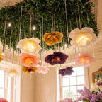 VIHOSE 6 Pcs 15.7" Large Fall Paper Flower Lanterns Decorations for Party - Image 4