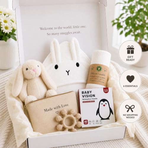 New Baby Gift Basket – Gender Neutral Newborn Welcome Gift Set - Image 2