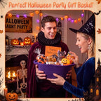 LemonRoad 5 Pcs Halloween Empty Gift Basket, Halloween Party Supplies Decor - Image 5