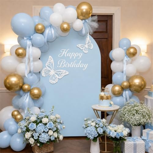 Arttown 7.2FT Arch Backdrop Stand and Blue Arch Cover Set - Image 5