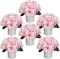 Pink Flower Table Centerpieces - Set of 6 by DIYDOFUN