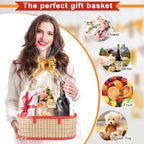 Orchidleaf 3 Set Large Baskets for Gifts Empty, Bamboo Gift Baskets Empty - Image 5
