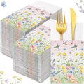 Potchen 100 Pcs Linen Feel Napkins Disposable, Hummingbird by Potchen