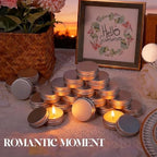 100 Pcs 1 Oz Mini Lavender Scented Soy Candle Set,Wedding Favors for Guests Bulk 100,The Quantity of Multiple Sets Meets Your Needs for Wedding and Party Gifts and Party Favors. - Image 4