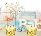 Honeydak 48 Pieces Gold Refillable Crown Candy Boxes with Dome Lid - Image 5