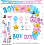Hombae Boots or Bows Gender Reveal Decorations Kit, Cowboy or Cowgirl Gender Reveal Party Supplies with Balloons, Banner, Backdrop, Western Themed He or She Baby Shower Decor - Image 5