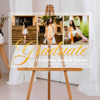Personalized Graduation Yard Sign with Photos – Clear Acrylic Sign for High School Senior Graduation, Class of 2026, Custom Photo Graduation Decoration for Outdoor Yard Display - Image 5