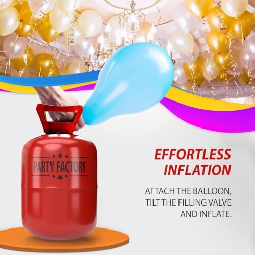Party Factory Disposable Helium Tank for Balloons - Image 6